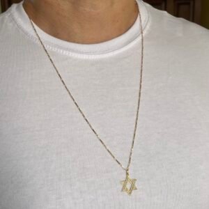 Corrente Cartier com 70 cm, no Ouro Amarelo 18k