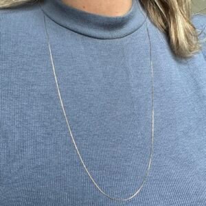 Corrente Veneziana 70cm no Ouro Amarelo 18k