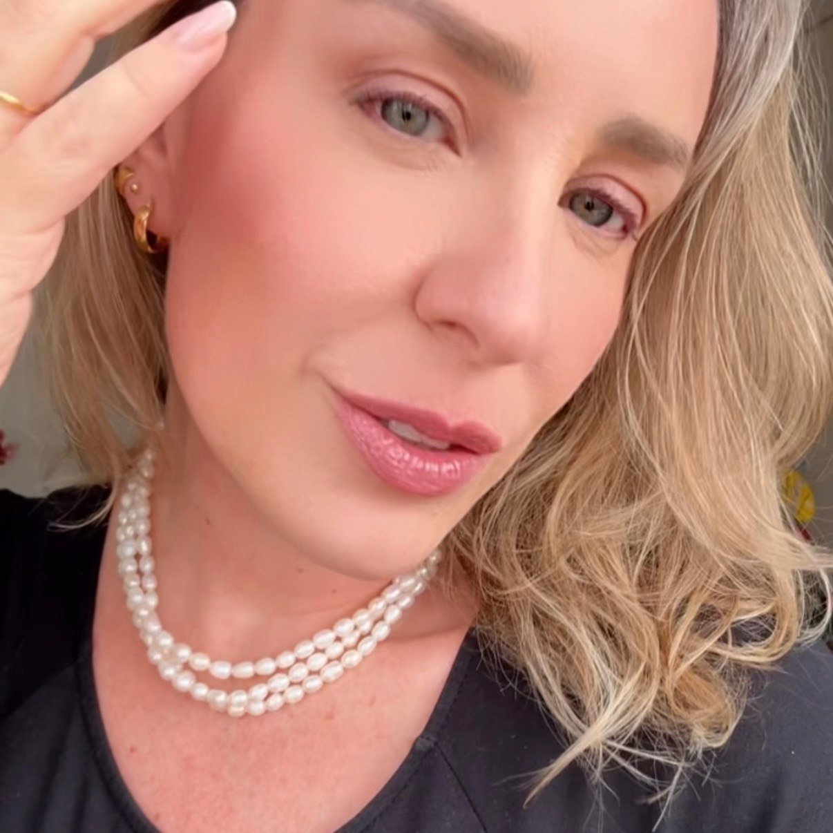 Colar de Pérolas Barrocas 1,20 metro, Fecho no Ouro 18K - Imagem 5