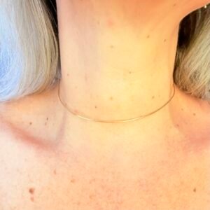 Gargantilha Aro Rígido no Ouro Amarelo 18k